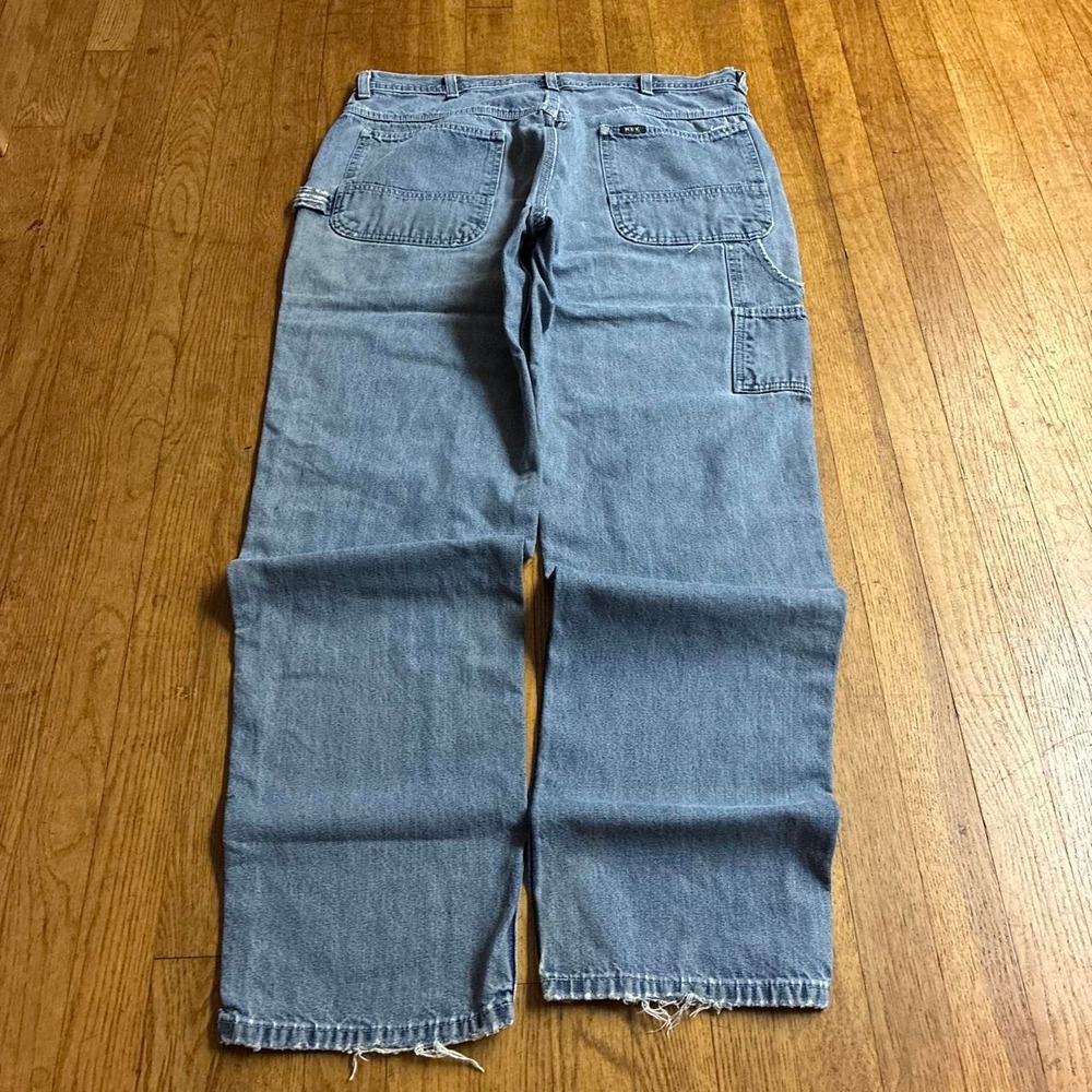 Vintage Key Imperial Light Wash Baggy Skater Carpenter Jeans Y2K Workwear 36x30